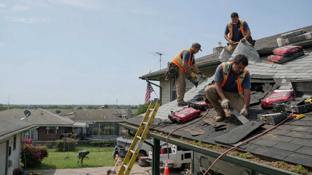 Roof Repair in Burleson, TX near me